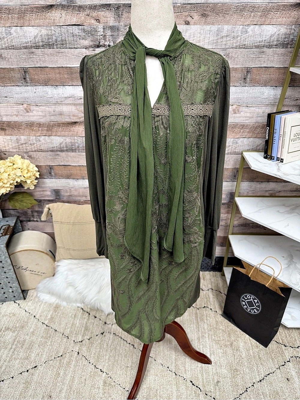 TINY Embroidered Tunic Dress